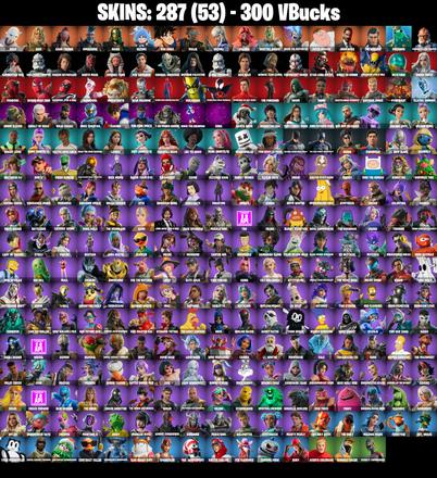 (PC/PSN/XBOX) 287 SKINS πΈ Aerial Assault Trooper πΈ Snap πΈ Zeus πΈ Kado Thorne πΈ Omegarok πΈ Hades πΈ Nezumi πΈ Son Goku πΈ Malik πΈ Mizuki πΈ Valeria πΈ 300 V-Buck PARENTAL CONTROL β image 2