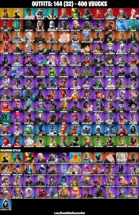 ❤️ 144 SKINS ❤️ JOLTARA ❤️ WHIPLASH ❤️ SPIDER-GWEN STACY ❤️ SPIDER-MAN NO WAY HOME ❤️ CLONE TROOPER ❤️ AHSOKA TANO ❤️ DARTH VADER ❤️ STAR WAND ❤️ SON GOKU ❤️ GOKU BLACK ❤️ EREN JAEGER ❤️ ERA MAX ❤️ MYSTICA MAX ❤️ HELSIE MAX ❤️ — image 1