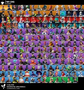 ❤️ 181 SKINS ❤️ OG STW FOUNDERS ❤️ BACKLASH ❤️ WHIPLASH ❤️ MANDALORIAN ❤️ AHSOKA TANO ❤️ CLONE TROOPER ❤️ REY ❤️ SPIDER-MAN ❤️ STAR WAND ❤️ HARLEY QUINN MAX ❤️ MYSTICA MAX ❤️ CHARLOTTE ❤️ KOR ❤️ SKULL SCOUT ❤️ EVIE ❤️ MARIPOSA ❤️ — Fortnite account listing