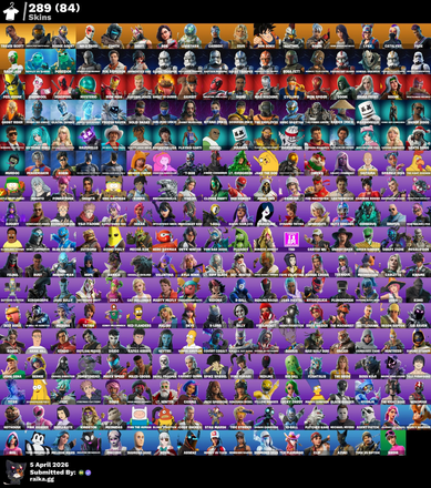 [PC/PSN] 289 skins | Renegade Raider | Travis Scott | Master Chief (Matte Black) | Rogue Agent | Wild Card | Zenith | Drift | Rox | Leviathan | Carbide | 650 VB — image 1