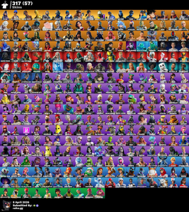 [PC/PSN/XBOX] 317 skins | Glow | Blue Team Leader | Travis Scott | Gold Midas | Rogue Agent | Trilogy | Point Patroller | Lina Scorch | NBA 75 Slam | 1250 VB — Fortnite account listing