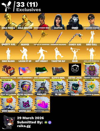[PC/PSN/XBOX] 400 skins | Gold Midas | Gold Brutus | Heron Stance Hero | Clutch | Grind | Unchained Ramirez | Era | Spider Knight | Fusion | Joey | Catalyst | 400 VB — image 2